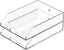 (2pcs Pack) Stackable Clear Acrylic Paper Trays, Desk File Organizer, A4 Paper Holder, Letter Tray