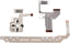 1 Set Flex Cable with Left Key Volume Right Keypad Buttons Controllers Ribbon Connector Replacement Part Compatible with Sony PSP 1000