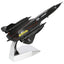 1/144 SR-71 Blackbird Diecast Metal Aircraft Model Kit Pre-Build Replica Military for Display Collection or Gift