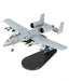 1/100 A-10 Thunderbolt II (Warthog) Attack Pre-Build Diecast Metal Aircraft Model Kits VX-23 Replica Military Plane for Display Collection or Gift