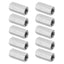 1/4"-20 UNC Hex Coupling Nuts, 10Pcs 0.79" Long Fully Threaded Rod Coupling Nut Studding Connector Fasteners Galvanized Carbon Steel