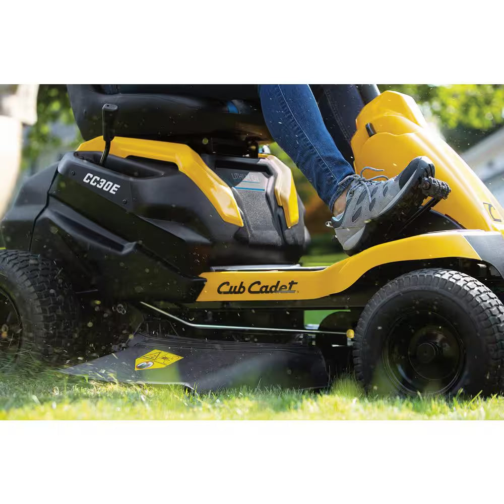 Cub Cadet CC30E 76 cm Cordless Electric Riding Lawn Tractor