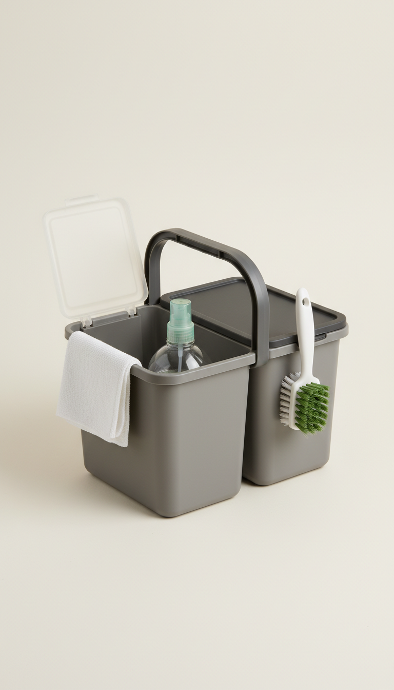 Dual-Compartment Cleaning Caddy