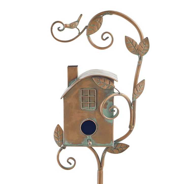 Grandin Road 163647 Birdhouse Garden Stake