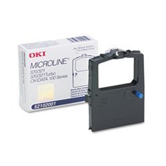 (3 Pack Value Bundle) OKI52102001 52102001 Ribbon, Black