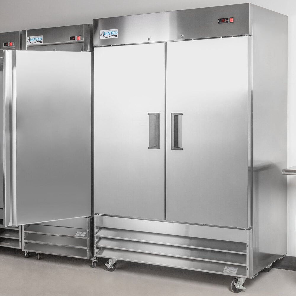 Avantco Commercial Reach-In Refrigerator (Two Door)