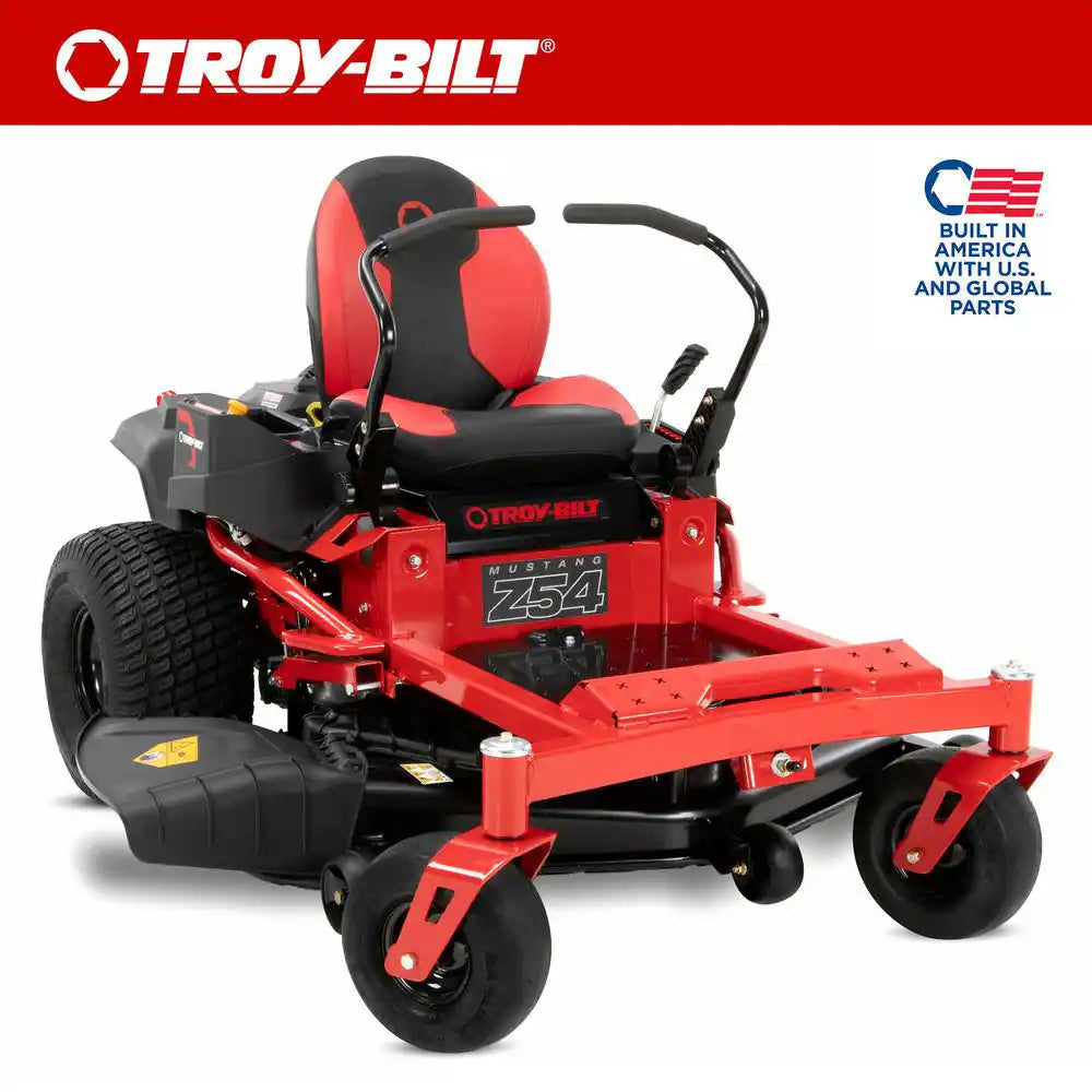 Troy-Bilt Mustang Z54 Gas Zero Turn Riding Lawn Mower