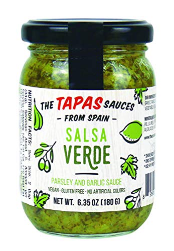 "The Tapas Sauces" Salsa Verde (Parsley and Garlic Sauce) (Pack of 18) Hover Image