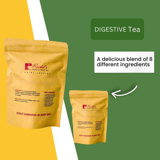 (120 Bags/240 Cups) Rachel’s Tea: Turmeric, Wild Yam, Ginger, Marshmallow, Chamomile, Peppermint, Fennel Slippery Elm Main Image