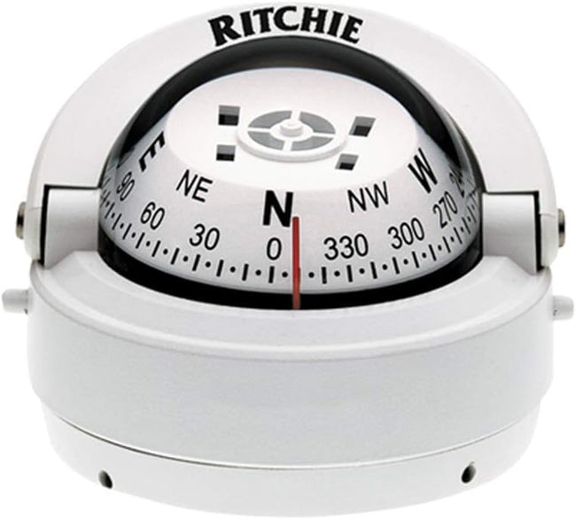 'Compass, Surface Mount, 2.75'' Dial, Wht.' Hover Image