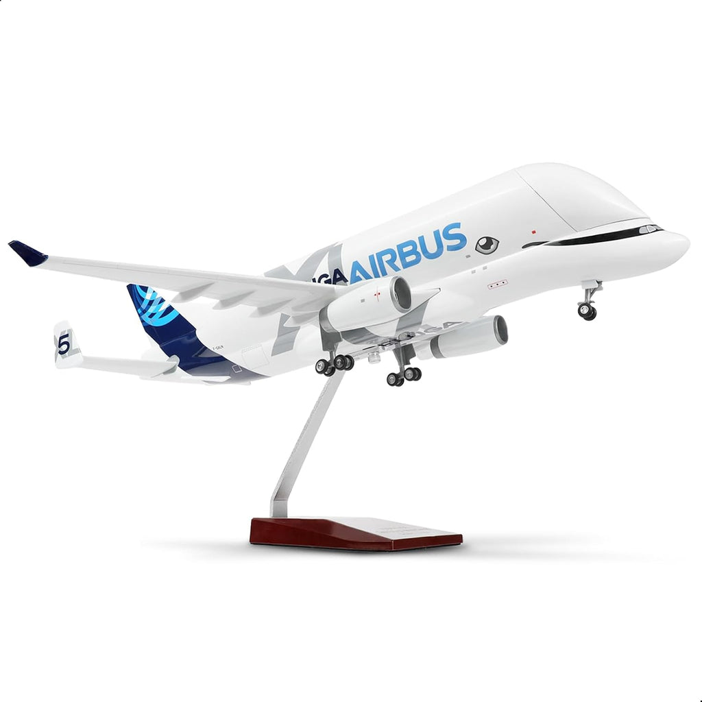 1/300 A330 Beluga XL1 Diecast Metal Airplane Model Kit with Stand (7.7 inches) for Airbus a330-743L Super Transport Beluga Model for Adult Plane Aviation Enthusiasts Collectible or Gift