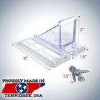 10 Pack Snow Guards for Metal Roofs – with Perfect Seal Gaskets & Screws – Heavy-Duty Polycarbonate Roof Snow Stops Prevent Sliding Snow & Ice | Made in USA