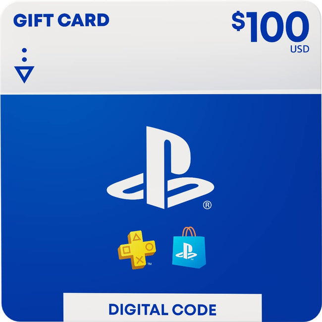 $100 PlayStation Store Gift Card [Digital Code] Hover Image