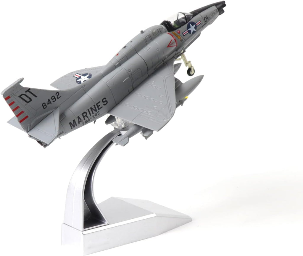 1/100 A-10 Thunderbolt II (Warthog) Attack Pre-Build Diecast Metal Aircraft Model Kits VX-23 Replica Military Plane for Display Collection or Gift