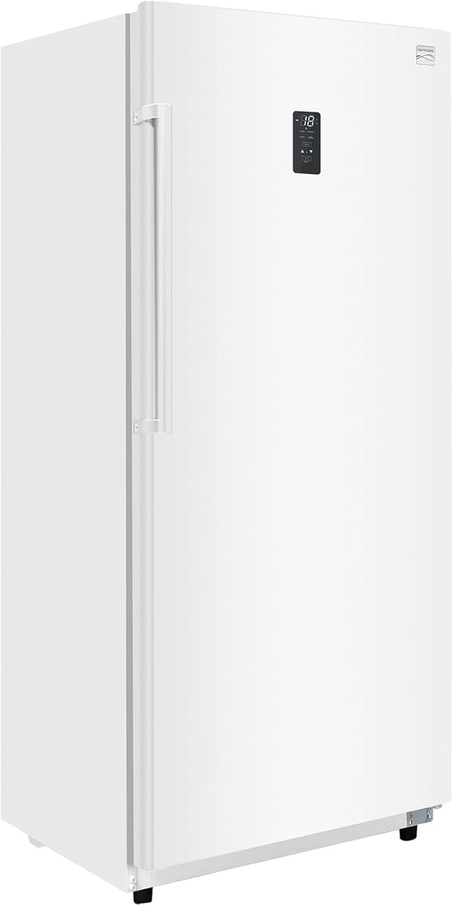 "Kenmore Upright freezer - Convertible Refrigerator/Freezer, 4 Shelves, Garage Ready, Meat Storage, Auto Defrost, Congelador For Home, Apartment, Cottage, Basement, 17.0 Cubic Feet Capacity, White " Hover Image