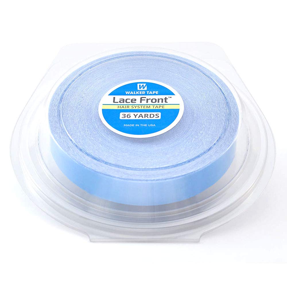 "Lace Front Support" Double Sided Roll Tapes Stickers Adhesive for Men Hair System Replacement Toupee Hair Extension Wig Bundles Hair Weave Closure Lace Frontal(36 Yards & 1 Inch)