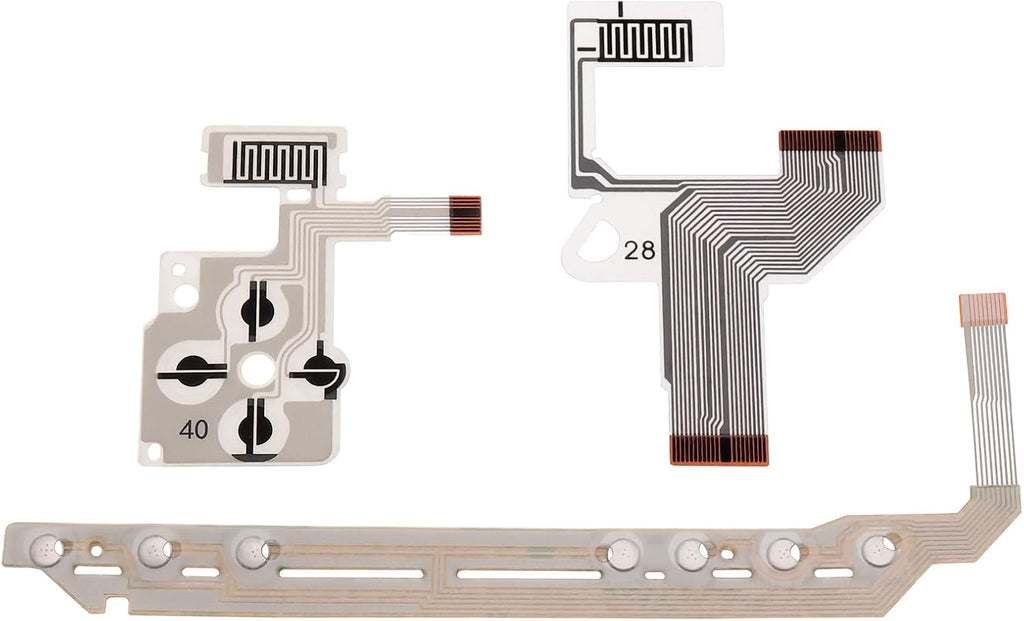 1 Set Flex Cable with Left Key Volume Right Keypad Buttons Controllers Ribbon Connector Replacement Part Compatible with Sony PSP 2000