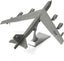 1/200 Scale B-52(Stratofortress) Long-Range Subsonic Jet-Powered Strategic Bomber Diecast Military Aircraft Model Display Model Aircraft for Display Collection or Gift