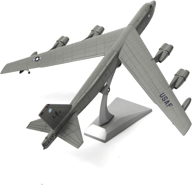 1/200 Scale B-52(Stratofortress) Long-Range Subsonic Jet-Powered Strategic Bomber Diecast Military Aircraft Model Display Model Aircraft for Display Collection or Gift Hover Image