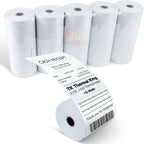 (100 Rolls) 2 1/4" x 50' Thermal Paper, POS Receipt Paper for Retail Business Cash Register, Fits All Credit Card Terminal