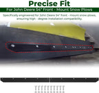 1/2" Poly Cutting Edge Scraper Bar- Replacement for John Deere 54" Front Mount Snow Blade Plow, Replaces for M75679 Two-Part Assembly