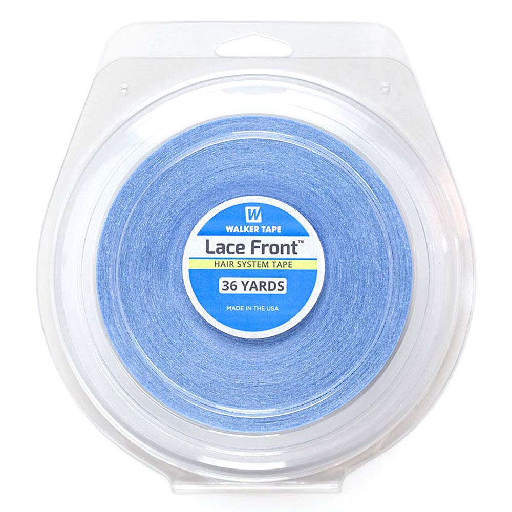 "Lace Front Support" Double Sided Roll Tapes Stickers Adhesive for Men Hair System Replacement Toupee Hair Extension Wig Bundles Hair Weave Closure Lace Frontal(36 Yards & 1 Inch)