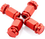 +50MM Wheel Hex Hubs Adapters for 1/5 LOSI DBXL 2.0 RC Car Truck Upgrade Parts (Red)