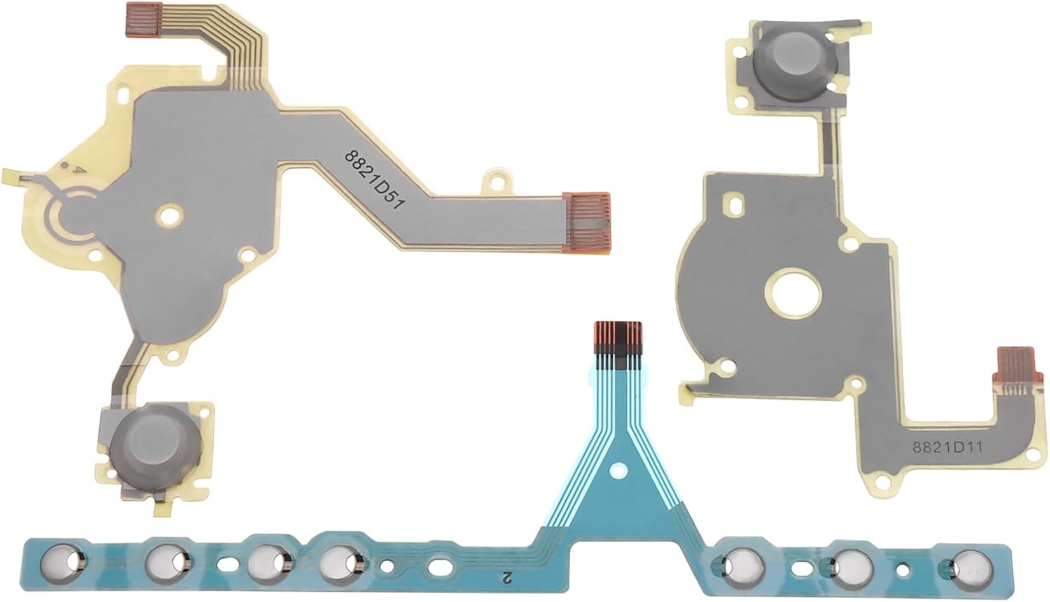 1 Set Flex Cable with Left Key Volume Right Keypad Buttons Controllers Ribbon Connector Replacement Part Compatible with Sony PSP 3000