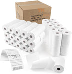 (100 Rolls) 2 1/4" x 50' Thermal Paper, POS Receipt Paper for Retail Business Cash Register, Fits All Credit Card Terminal