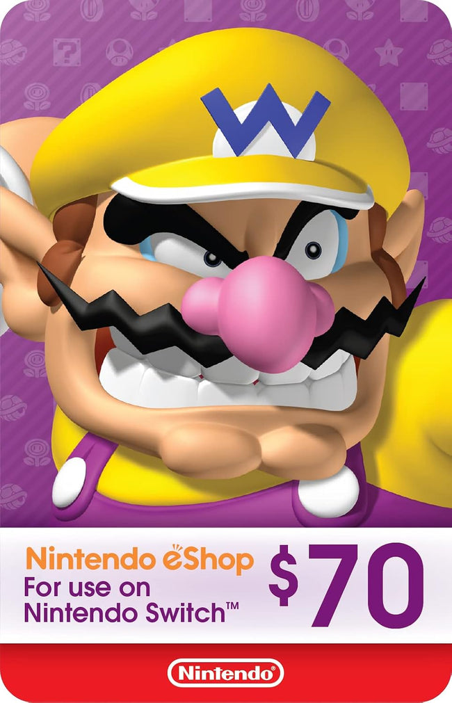 $70 Nintendo eShop Gift Card [Digital Code] Hover Image