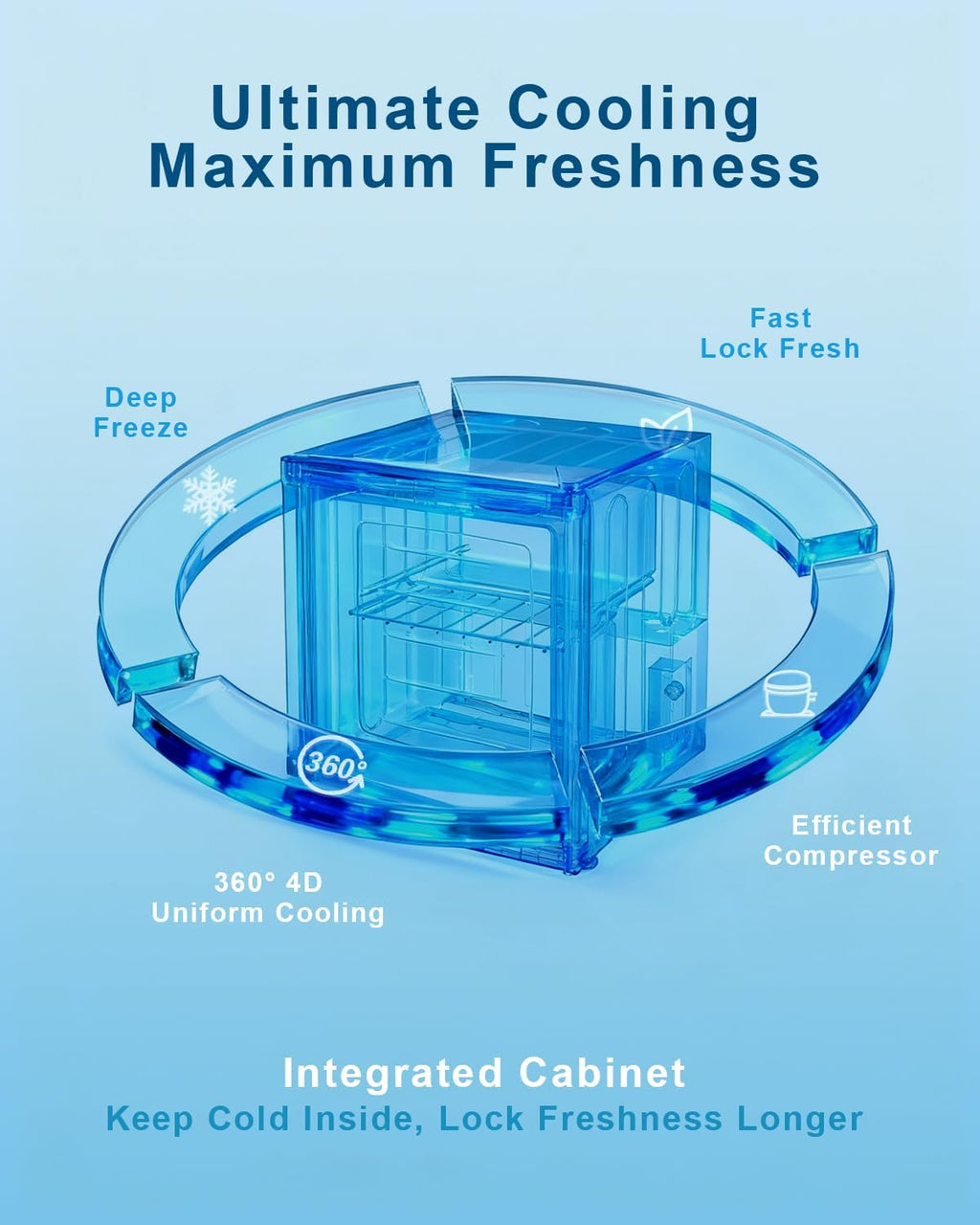 1.1 Cu.ft Mini Freezer - Compact Upright Freezer with 7 Adjustable Thermostat, Removable Shelf, Reversible Single Door, 360°Uniform Cooling Small freezer for Home Office Kitchen Dorm, Silver