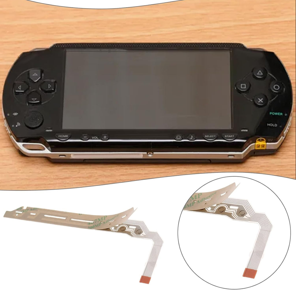 1 Set Flex Cable with Left Key Volume Right Keypad Buttons Controllers Ribbon Connector Replacement Part Compatible with Sony PSP 2000