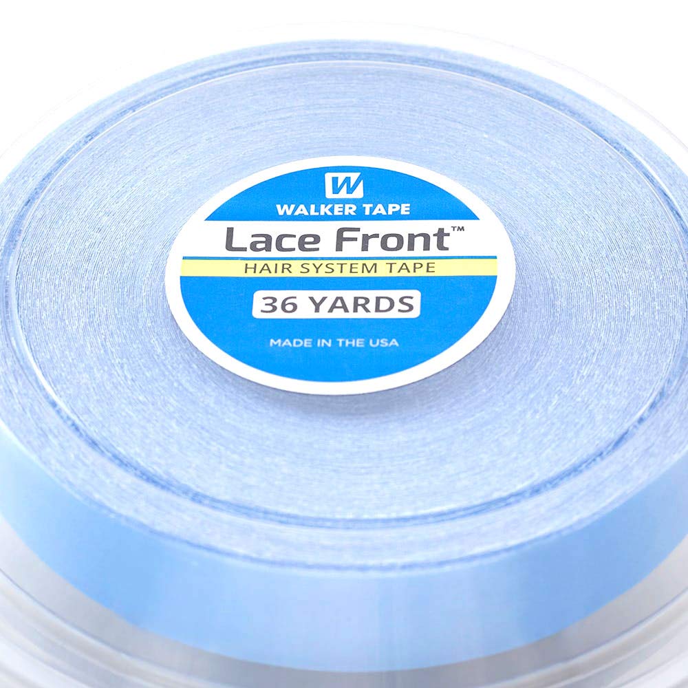 "Lace Front Support" Double Sided Roll Tapes Stickers Adhesive for Men Hair System Replacement Toupee Hair Extension Wig Bundles Hair Weave Closure Lace Frontal(36 Yards & 1 Inch)