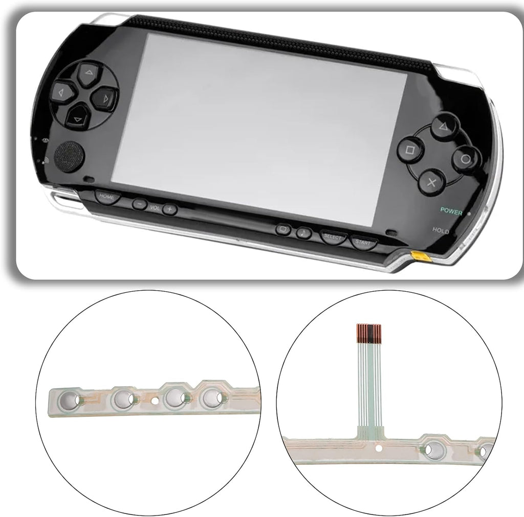 1 Set Flex Cable with Left Key Volume Right Keypad Buttons Controllers Ribbon Connector Replacement Part Compatible with Sony PSP 3000