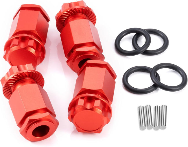 +50MM Wheel Hex Hubs Adapters for 1/5 LOSI DBXL 2.0 RC Car Truck Upgrade Parts (Red) Main Image