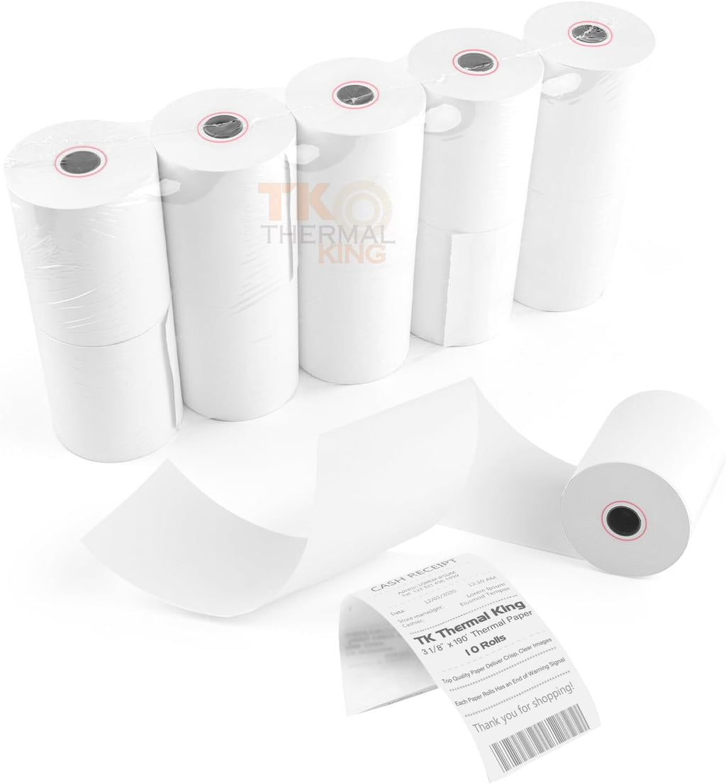 (100 Rolls) 2 1/4" x 50' Thermal Paper, POS Receipt Paper for Retail Business Cash Register, Fits All Credit Card Terminal