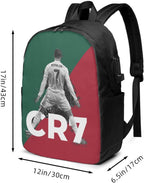 #7 Adult Backpacks Bag Laptop Bag Bookbag Usb Backpack 17 Inch For Daily