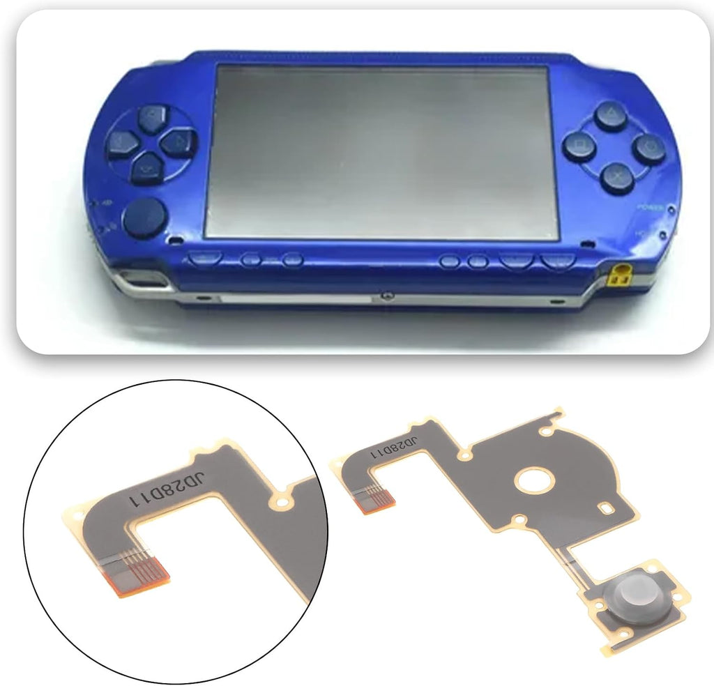 1 Set Flex Cable with Left Key Volume Right Keypad Buttons Controllers Ribbon Connector Replacement Part Compatible with Sony PSP 2000