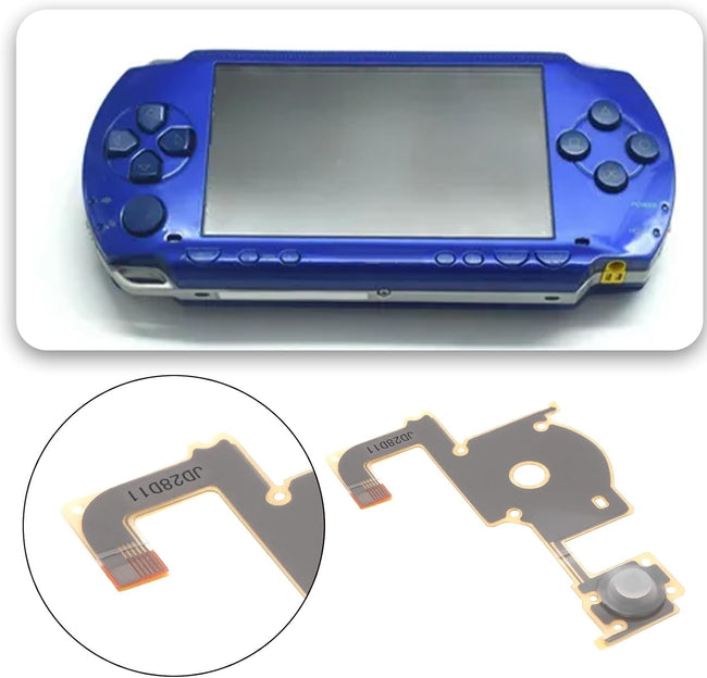 1 Set Flex Cable with Left Key Volume Right Keypad Buttons Controllers Ribbon Connector Replacement Part Compatible with Sony PSP 2000 Main Image