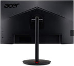 "Acer Nitro XV272U Xbmiipruzx 27"" WQHD (2560 x 1440) Agile-Splendor IPS Monitor, AMD Radeon FREESYNC, Up to 270Hz, Up to 0.5ms, DisplayHDR400, 99% Adobe RGB, (DP, 2 x HDMI & USB Type-C 65W)", black