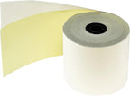 (32 Rolls) 2 Ply Carbonless Rolls 3" X 95 Feet White/Yellow Receipt Paper POS Cash Register Two Ply White/Canary for Star Micronics SP700 SP2000 UP389 Omni 480 TMU 220 250 Require Ribbons ERC30/34/38