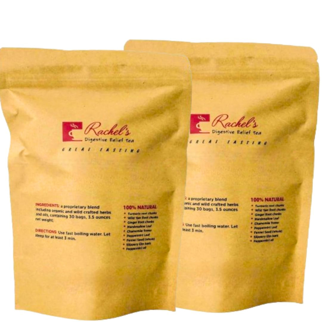 (60 Bags/120 Cups) Rachel’s Tea: Turmeric, Wild Yam, Ginger, Marshmallow, Chamomile, Peppermint, Fennel Slippery Elm