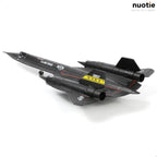 1/144 SR-71 Blackbird Diecast Metal Aircraft Model Kit Pre-Build Replica Military for Display Collection or Gift