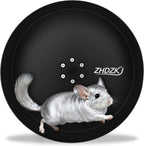 15" Silent Chinchilla Running Wheel, Aluminum Alloy Exercise Wheel, Quiet Ball Bearing, Suitable for Chinchillas, Hamsters, Hedgehogs, Syrian Hamsters and Other Small Pets