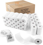 (100 Rolls) 2 1/4" x 50' Thermal Paper, POS Receipt Paper for Retail Business Cash Register, Fits All Credit Card Terminal