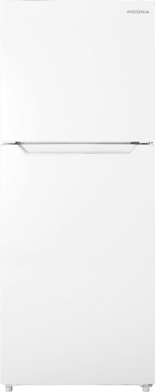 Insignia™ - 18 Cu. Ft. Top-Freezer Refrigerator with Handles - White