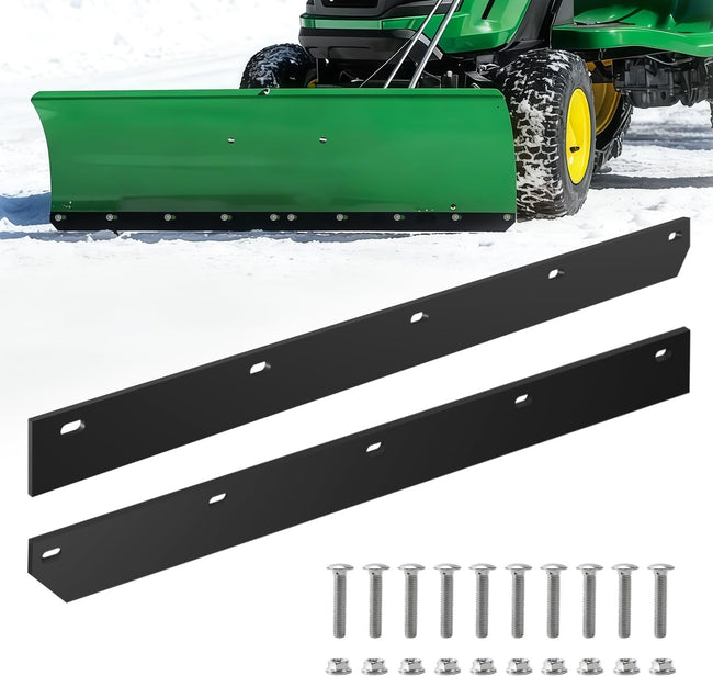 1/2" Poly Cutting Edge for Snow Plow, John Deere Snow Plow Attachment Direct Replacement 54” Snow Plow Model M75674,Easy Installation Hover Image