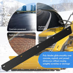 1/2" Poly Cutting Edge for Snow Plow, John Deere Snow Plow Attachment Direct Replacement 54” Snow Plow Model M75674,Easy Installation