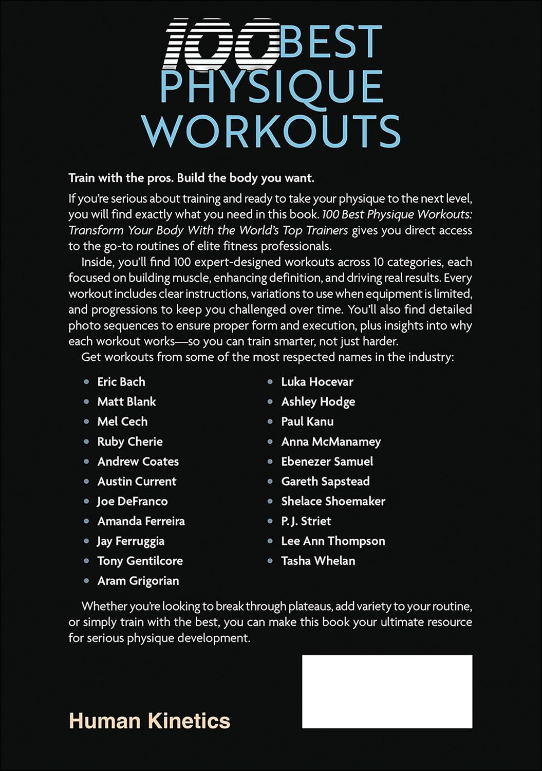 100 Best Physique Workouts: Transform Your Body With the World's Top Trainers      Paperback – March 9, 2026