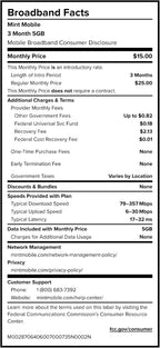 $15/mo. Mint Mobile Phone Plan with 5GB of 5G-4G LTE Data + Unlimited Talk & Text for 3 Months (3-in-1 SIM Card)
